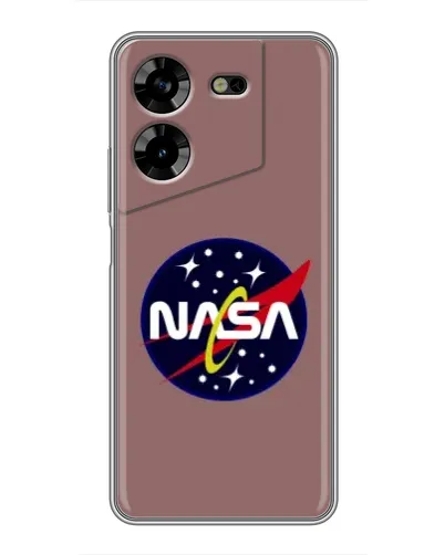 Чехол для TECNO POVA 5 (LG7n) с картинкой «NASA — ретро космос»