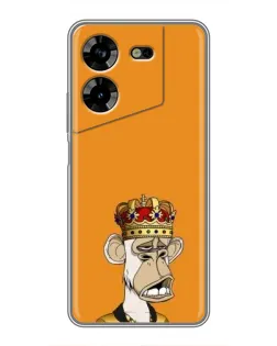 Чохол для TECNO POVA 5 (LG7n) з картинкою «Золота мавпа Bored Ape» Чохол для TECNO POVA 5 (LG7n) з картинкою «Золота мавпа Bored Ape»