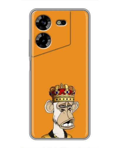 Чехол для TECNO POVA 5 (LG7n) с картинкой «Золотая обезьяна Bored Ape»