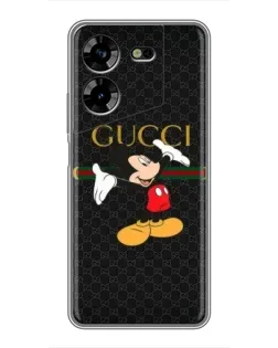 Чехол для TECNO POVA 5 (LG7n) с картинкой «Микки Маус Gucci»