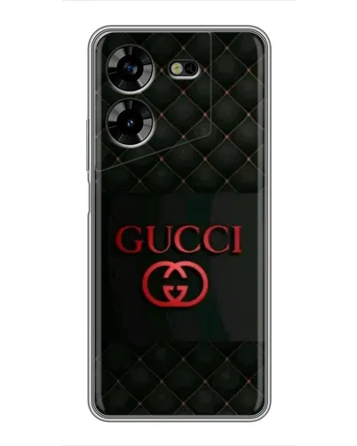 Чехол для TECNO POVA 5 (LG7n) с картинкой «Gucci — стеганый черный»