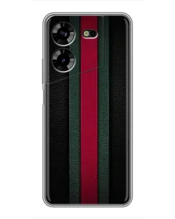 Чехол для TECNO POVA 5 (LG7n) с картинкой «Gucci — неоновая линия»