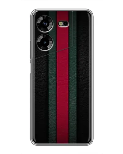 Чехол для TECNO POVA 5 (LG7n) с картинкой «Gucci — неоновая линия»