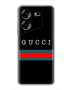 Чехол для TECNO POVA 5 (LG7n) с картинкой «Gucci — красный пояс»
