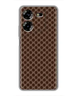 Чохол для TECNO POVA 5 (LG7n) з картинкою «Gucci — шоколадна сітка»