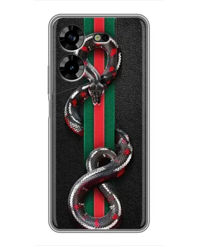 Чохол для TECNO POVA 5 (LG7n) з картинкою «Gucci — змія на смузі» Чохол для TECNO POVA 5 (LG7n) з картинкою «Gucci — змія на смузі»