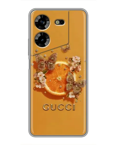Чохол для TECNO POVA 5 (LG7n) з картинкою «Gucci — золоті метелики» Чохол для TECNO POVA 5 (LG7n) з картинкою «Gucci — золоті метелики»