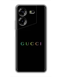 Чохол для TECNO POVA 5 (LG7n) з картинкою «Gucci — неоновий мінімалізм»