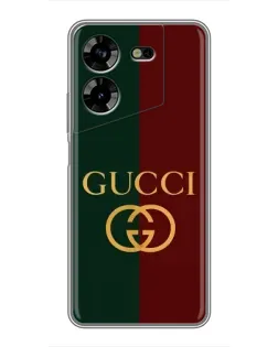 Чохол для TECNO POVA 5 (LG7n) з картинкою «Gucci — темно-зелений градієнт»