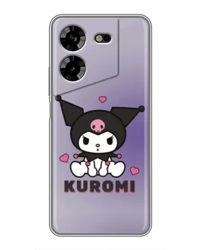 Чохол для TECNO POVA 5 (LG7n) з картинкою «Kuromi — фіолетовий арт» Чохол для TECNO POVA 5 (LG7n) з картинкою «Kuromi — фіолетовий арт»