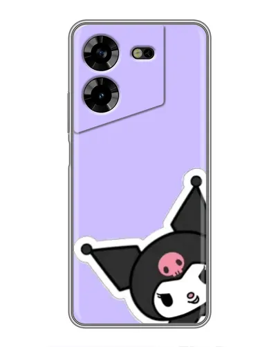 Чохол для TECNO POVA 5 (LG7n) з картинкою «Кумедна Kuromi» Чохол для TECNO POVA 5 (LG7n) з картинкою «Кумедна Kuromi»