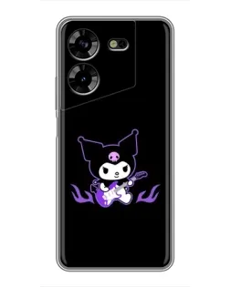 Чохол для TECNO POVA 5 (LG7n) з картинкою «Електрична Kuromi»