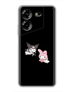 Чохол для TECNO POVA 5 (LG7n) з картинкою «My Melody та Kuromi»