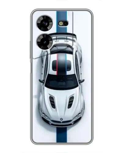 Чехол для TECNO POVA 5 (LG7n) с картинкой «Вид сверху — BMW M»