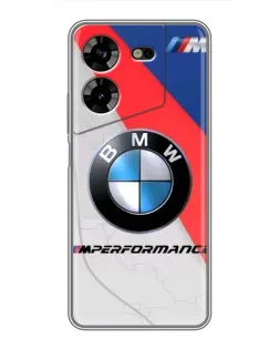 Чехол для TECNO POVA 5 (LG7n) с картинкой «BMW Performance стиль»