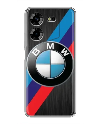 Чехол для TECNO POVA 5 (LG7n) с картинкой «BMW M-stripes стиль»
