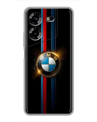 Чехол для TECNO POVA 5 (LG7n) с картинкой «BMW M-Power неон»