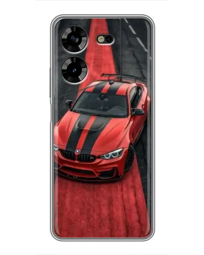 Чехол для TECNO POVA 5 (LG7n) с картинкой «BMW на красной дорожке»