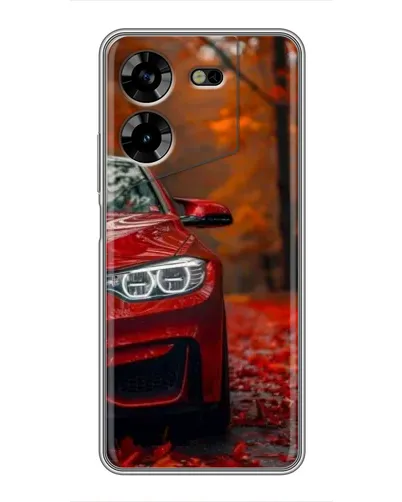 Чехол для TECNO POVA 5 (LG7n) с картинкой «Осенняя BMW M4»