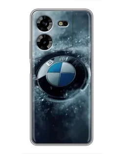 Чохол для TECNO POVA 5 (LG7n) з картинкою «Логотип BMW — лід»