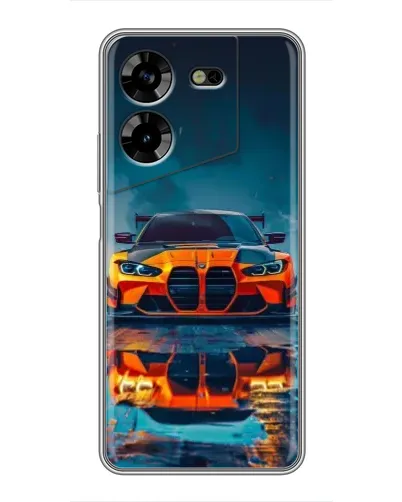 Чохол для TECNO POVA 5 (LG7n) з картинкою «BMW — золота емблема» Чохол для TECNO POVA 5 (LG7n) з картинкою «BMW — золота емблема»
