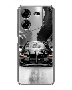 Чохол для TECNO POVA 5 (LG7n) з картинкою «BMW — акварельний дрифт»
