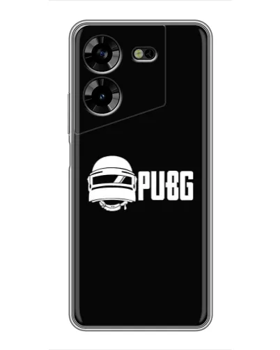 Чехол для TECNO POVA 5 (LG7n) с картинкой «PUBG — классический лого»