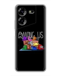 Чохол для TECNO POVA 5 (LG7n) з картинкою «Логотип Among Us» Чохол для TECNO POVA 5 (LG7n) з картинкою «Логотип Among Us»
