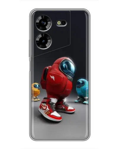 Чехол для TECNO POVA 5 (LG7n) с картинкой «Among Us — 3D стиль» Чехол для TECNO POVA 5 (LG7n) с картинкой «Among Us — 3D стиль»