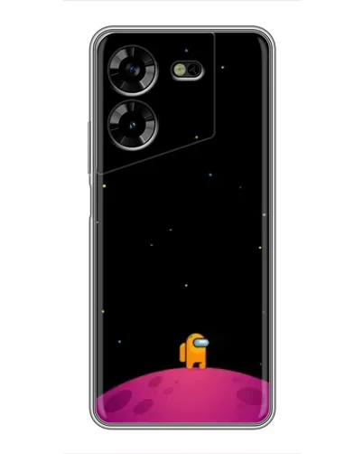 Чехол для TECNO POVA 5 (LG7n) с картинкой «Одинокий герой на планете» Чехол для TECNO POVA 5 (LG7n) с картинкой «Одинокий герой на планете»