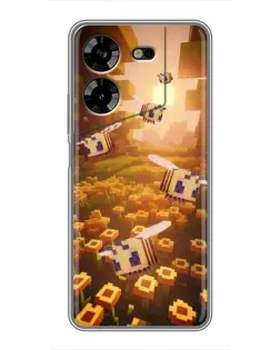 Чехол для TECNO POVA 5 (LG7n) с картинкой «Поле подсолнухов»