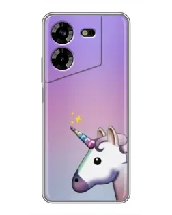 Чехол для TECNO POVA 5 (LG7n) с картинкой «Единорог градиент» Чехол для TECNO POVA 5 (LG7n) с картинкой «Единорог градиент»