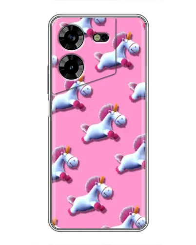 Чехол для TECNO POVA 5 (LG7n) с картинкой «Единороги на розовом» Чехол для TECNO POVA 5 (LG7n) с картинкой «Единороги на розовом»