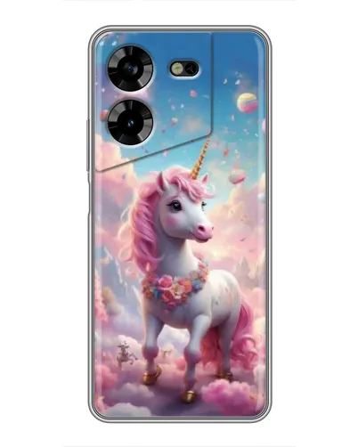 Чехол для TECNO POVA 5 (LG7n) с картинкой «Единорог среди облаков» Чехол для TECNO POVA 5 (LG7n) с картинкой «Единорог среди облаков»