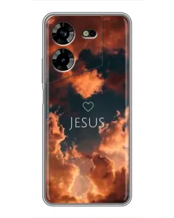 Чохол для TECNO POVA 5 (LG7n) з картинкою «Сяйво Імені Jesus»