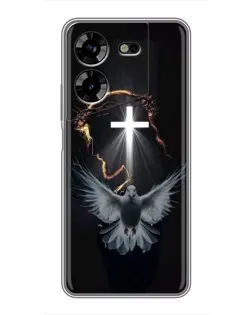 Чехол для TECNO POVA 5 (LG7n) с картинкой «Голубь и Свет»