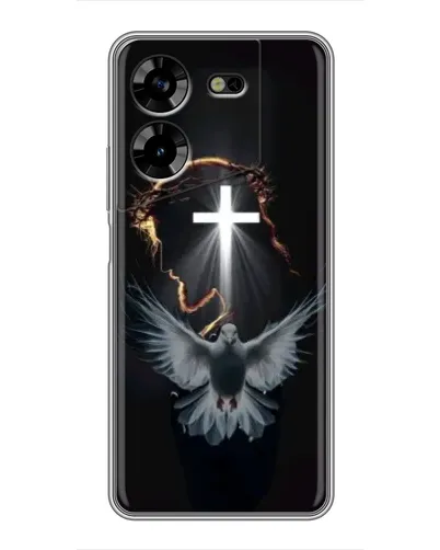 Чехол для TECNO POVA 5 (LG7n) с картинкой «Голубь и Свет»