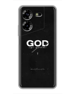 Чехол для TECNO POVA 5 (LG7n) с картинкой «GOD — Бог над всем»