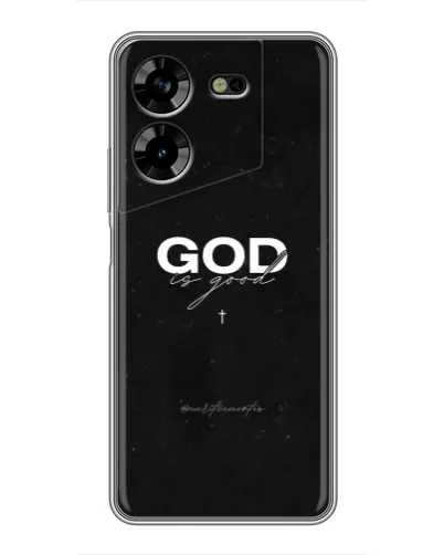 Чехол для TECNO POVA 5 (LG7n) с картинкой «GOD — Бог над всем»