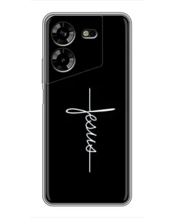 Чехол для TECNO POVA 5 (LG7n) с картинкой «Тонкая линия веры»