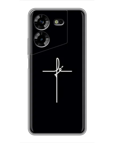 Чохол для TECNO POVA 5 (LG7n) з картинкою «Тонкий хрест» Чохол для TECNO POVA 5 (LG7n) з картинкою «Тонкий хрест»