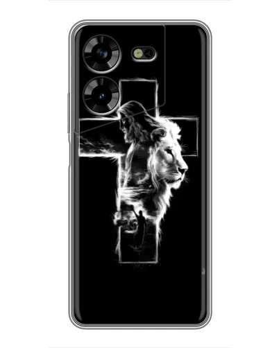 Чохол для TECNO POVA 5 (LG7n) з картинкою «Сяючий хрест Jesus» Чохол для TECNO POVA 5 (LG7n) з картинкою «Сяючий хрест Jesus»