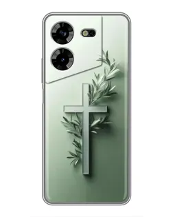 Чохол для TECNO POVA 5 (LG7n) з картинкою «Оливкова гілка»