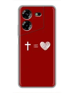 Чохол для TECNO POVA 5 (LG7n) з картинкою «Рівняння любові»