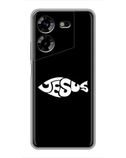 Чохол для TECNO POVA 5 (LG7n) з картинкою «Риба  Jesus»