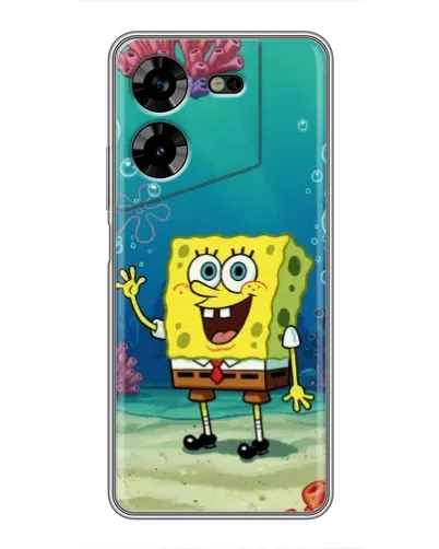 Чехол для TECNO POVA 5 (LG7n) с картинкой «Подводный привет»