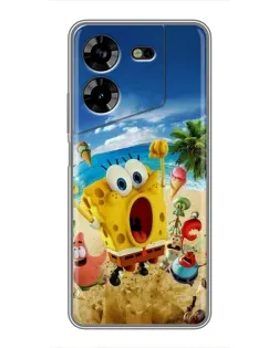 Чехол для TECNO POVA 5 (LG7n) с картинкой «Развлечения на пляже»