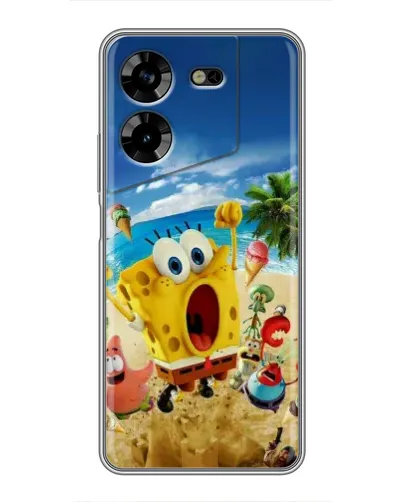 Чехол для TECNO POVA 5 (LG7n) с картинкой «Развлечения на пляже»
