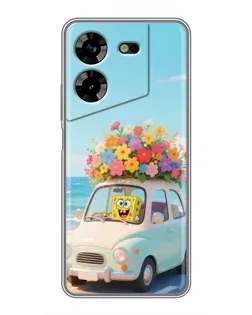 Чехол для TECNO POVA 5 (LG7n) с картинкой «Автомобильное путешествие»