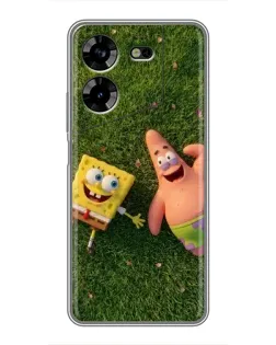 Чохол для TECNO POVA 5 (LG7n) з картинкою «Друзі на галявині»